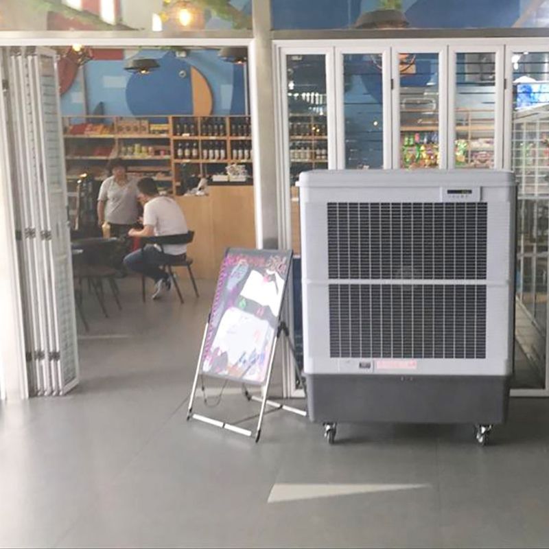 商場門店通風(fēng)降溫 雷豹水冷空調(diào)扇冷風(fēng)機MFC18000